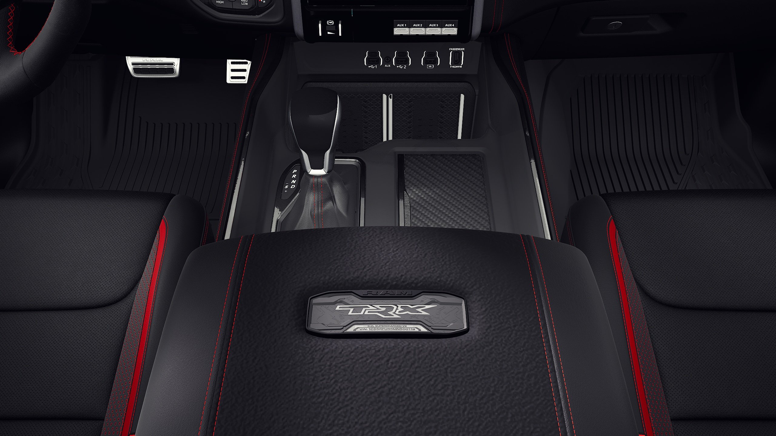 New 2027 Diamond Black Crystal Pearl-Coat Paint RAM TRX image 4