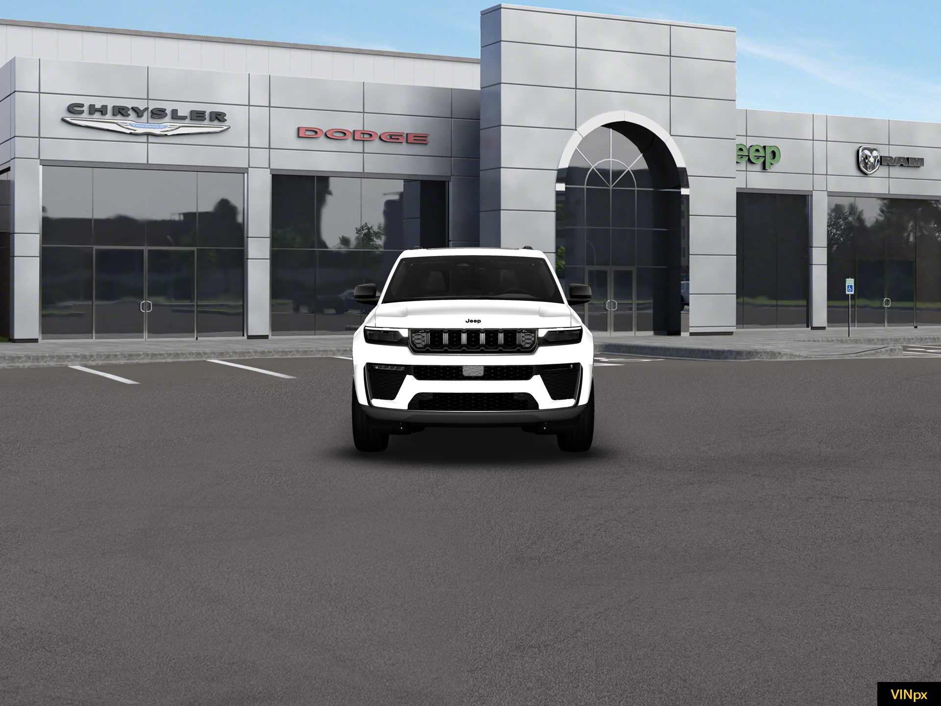 New 2026 Bright White Clear-Coat Exterior Paint Jeep Limited image 38