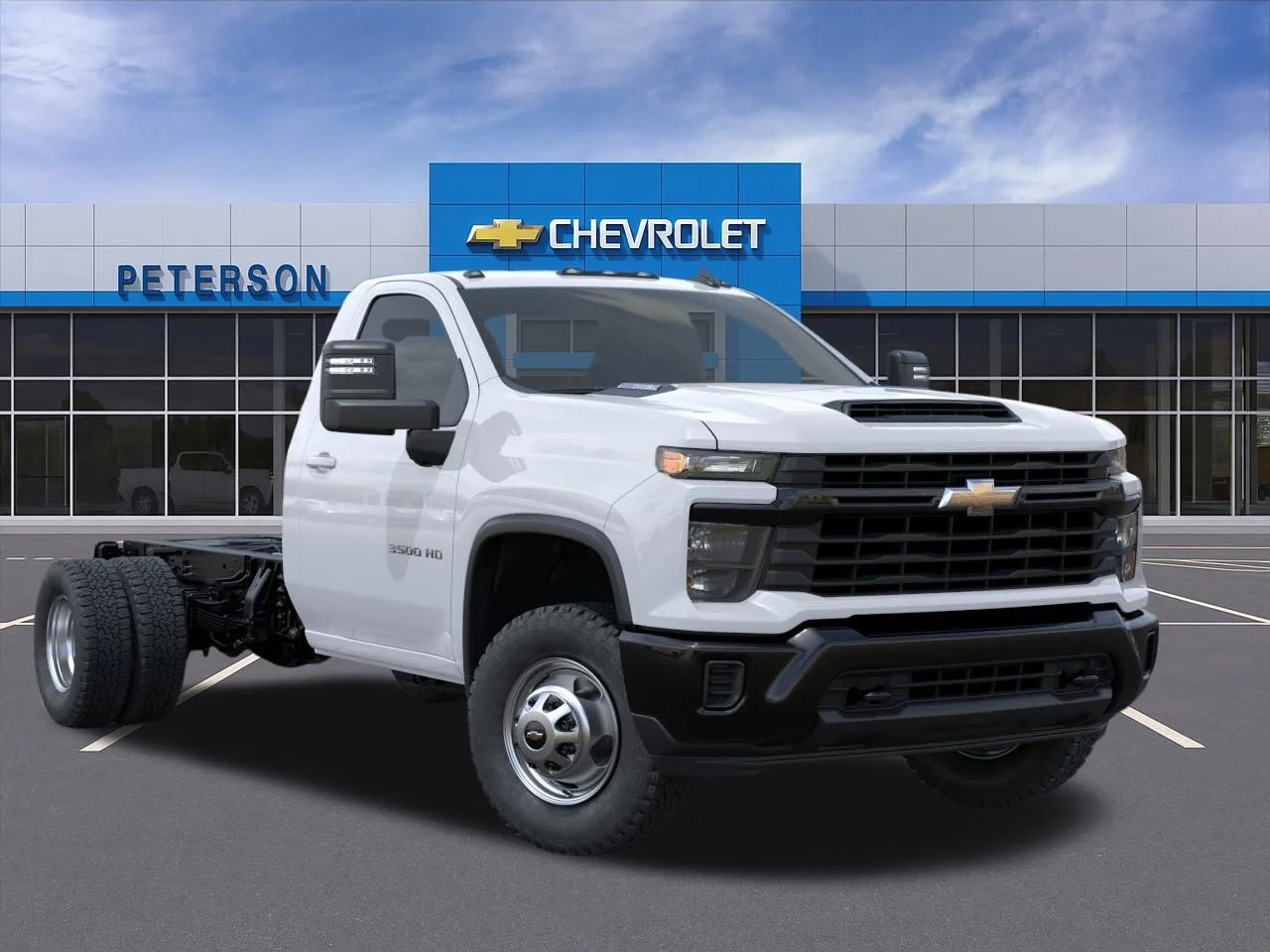New 2026 White Chevrolet Work Truck image 3