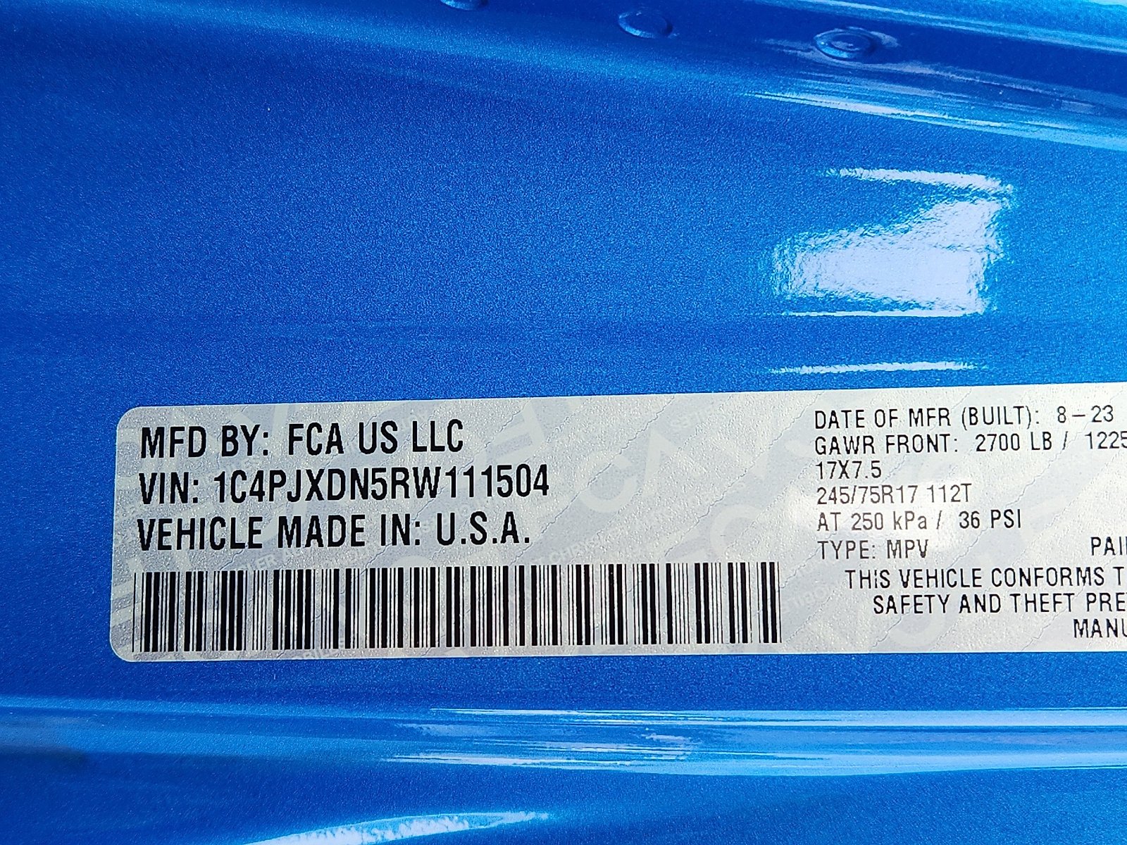 Used 2024 Blue Jeep Sport S image 26