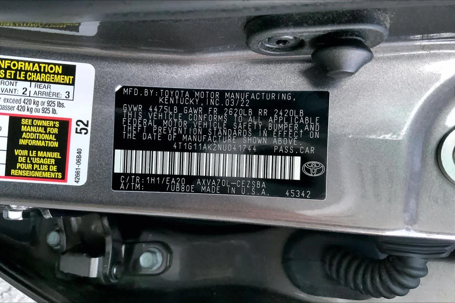 Used 2022 Predawn Gray Mica Toyota SE image 28