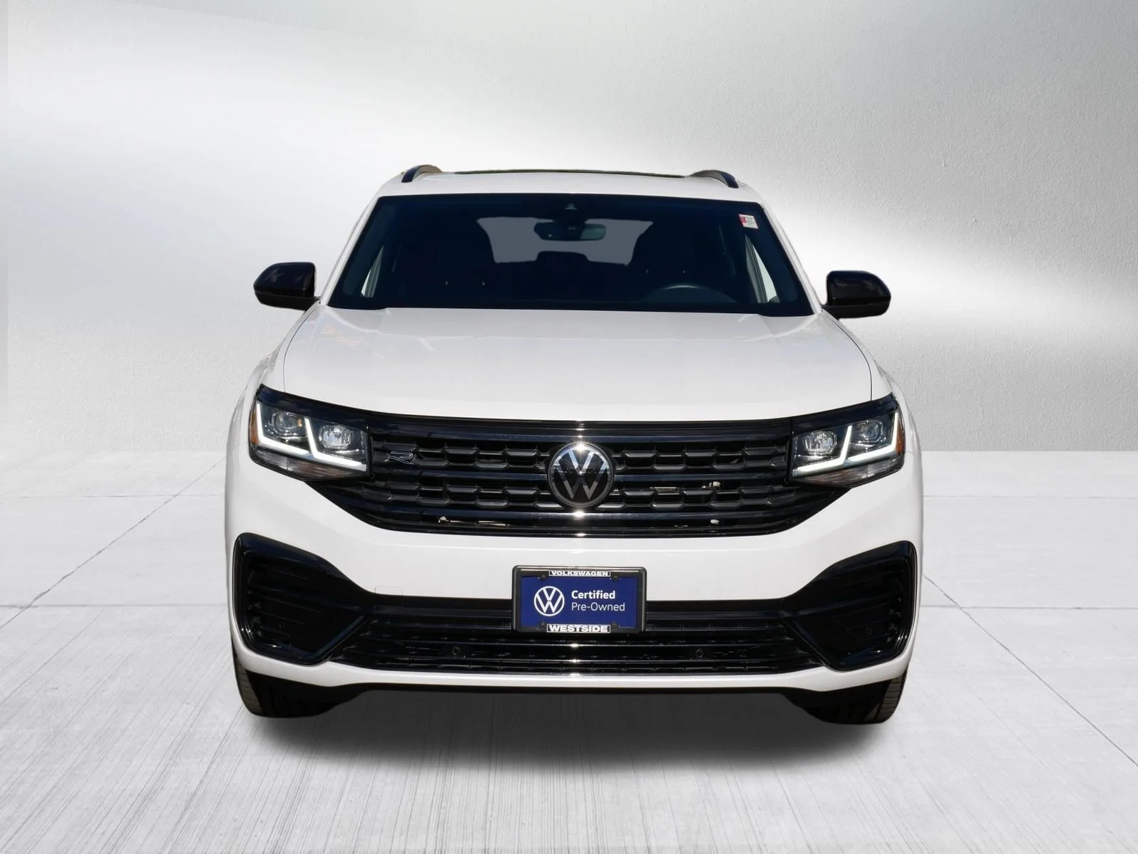 Certified 2023 Volkswagen Atlas Cross Sport SEL R-Line Black with VIN 1V2SE2CA3PC217317 for sale in Saint Louis Park, Minnesota