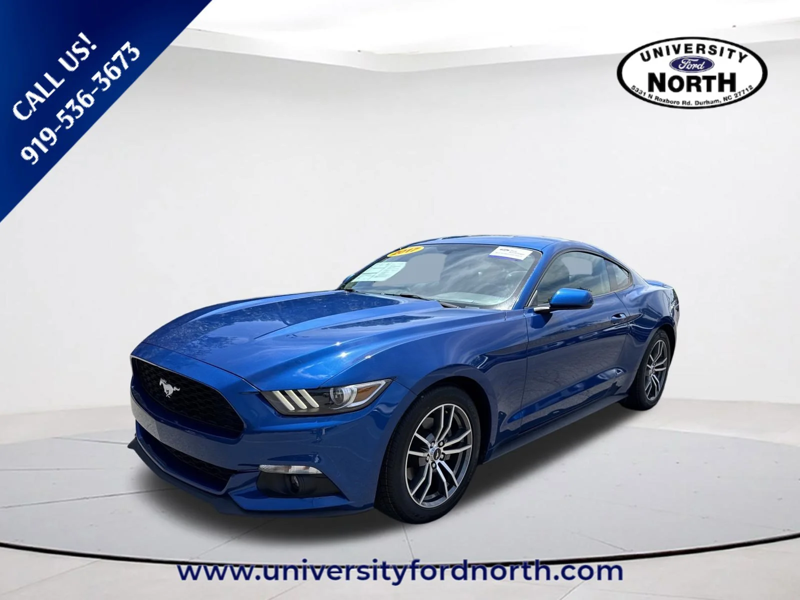 Used 2017 Lightning Blue Metallic Ford EcoBoost image 3