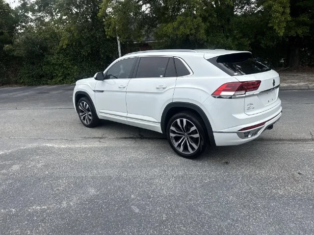 Used 2021 White Volkswagen 3.6L V6 SEL R-Line image 7