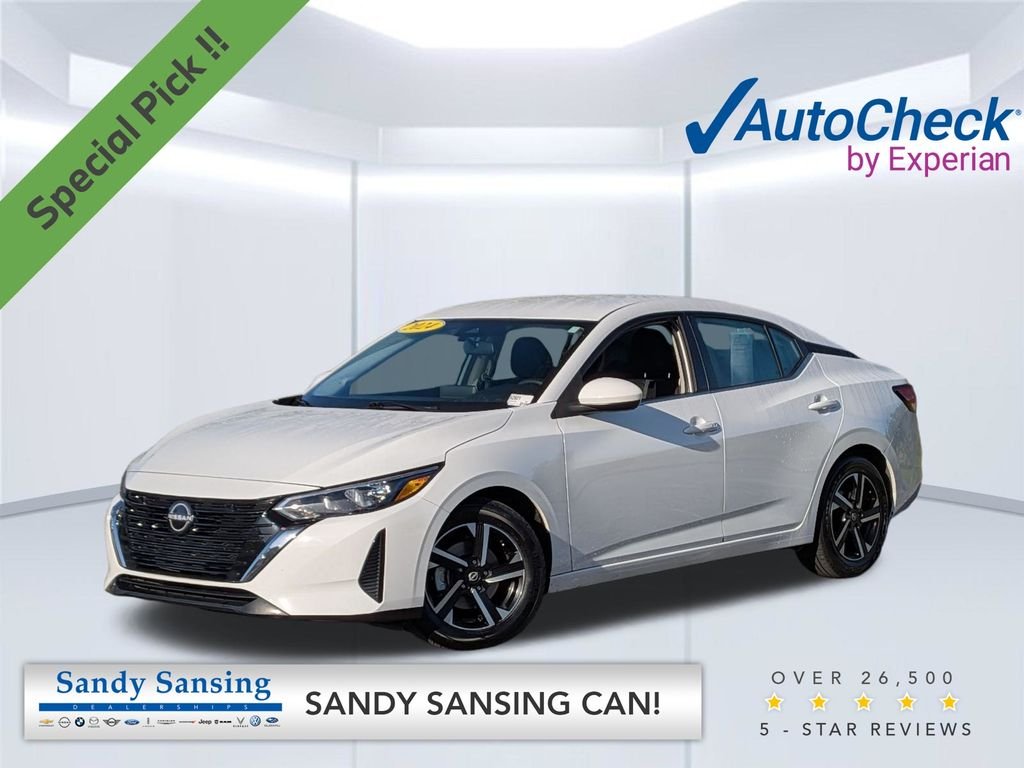 Used 2024 White Nissan SV image 1