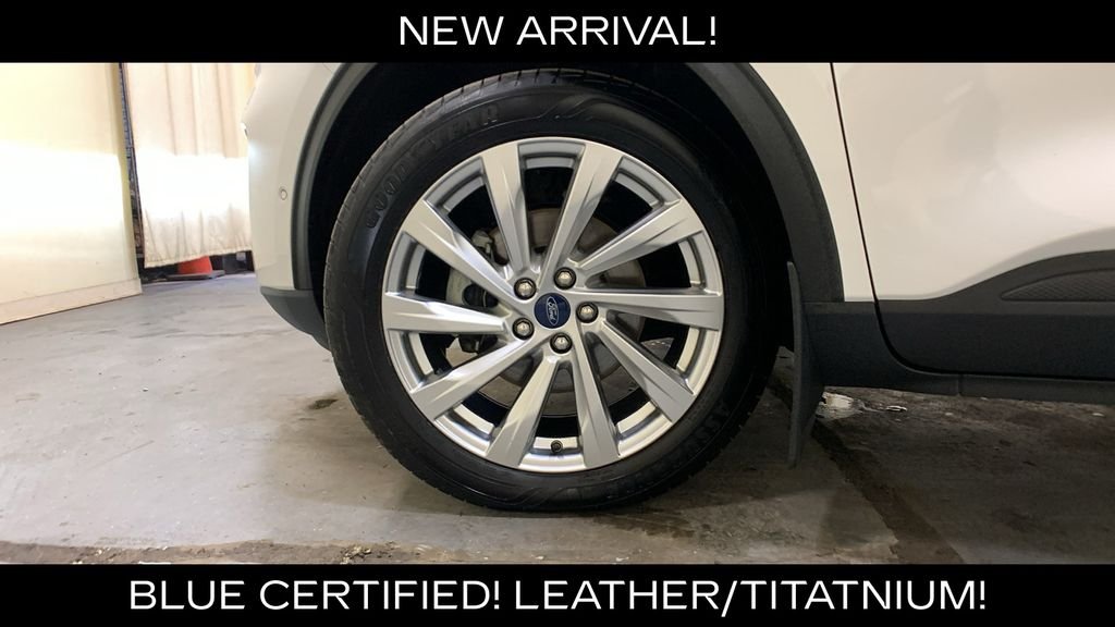 Certified Used 2022 White Metallic Ford Titanium image 46