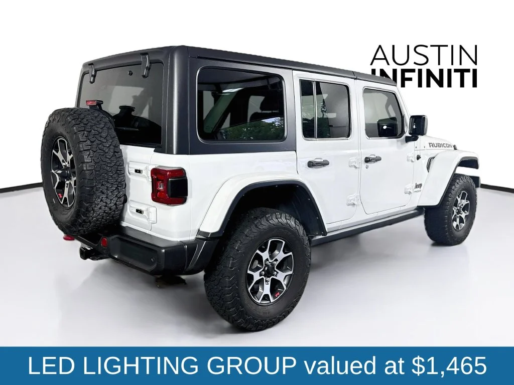 Used 2021 White Jeep Unlimited Rubicon image 8