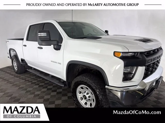 Used 2021 White Chevrolet Work Truck image 1