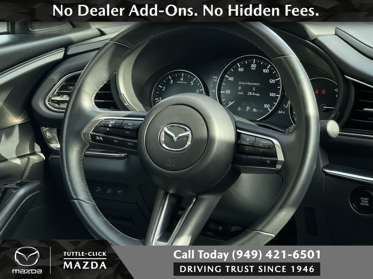 Used 2025 Snowflake White Pearl Mica Mazda 2.5 S Preferred Package image 24