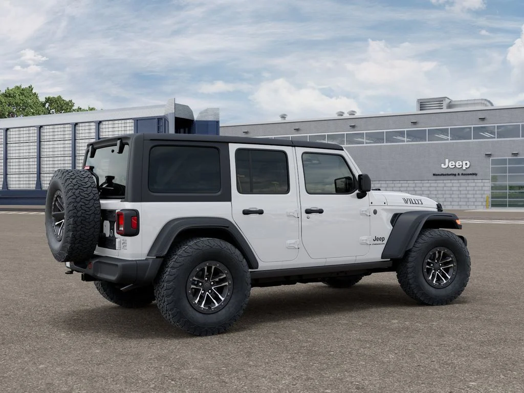 New 2026 Bright White Clear-Coat Exterior Paint Jeep Willys image 4