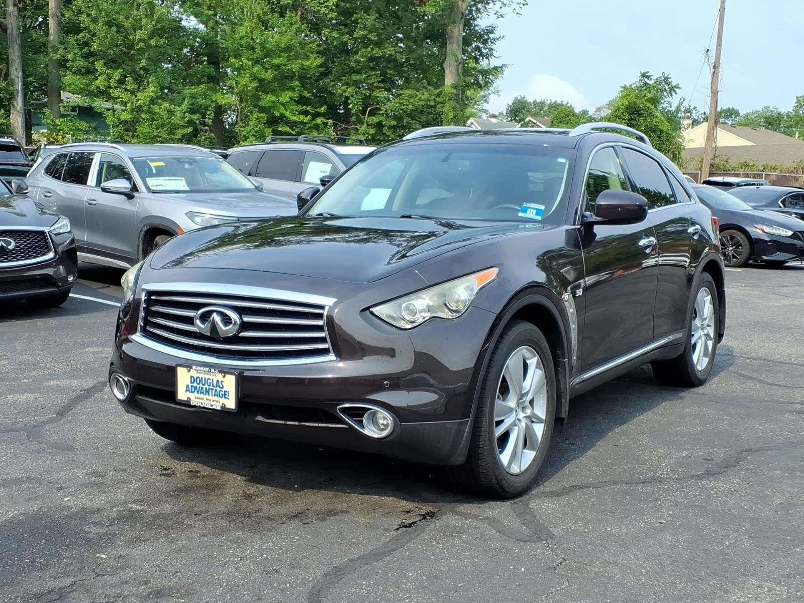 Used 2016 INFINITI QX70 Base with VIN JN8CS1MW2GM752639 for sale in Summit, NJ