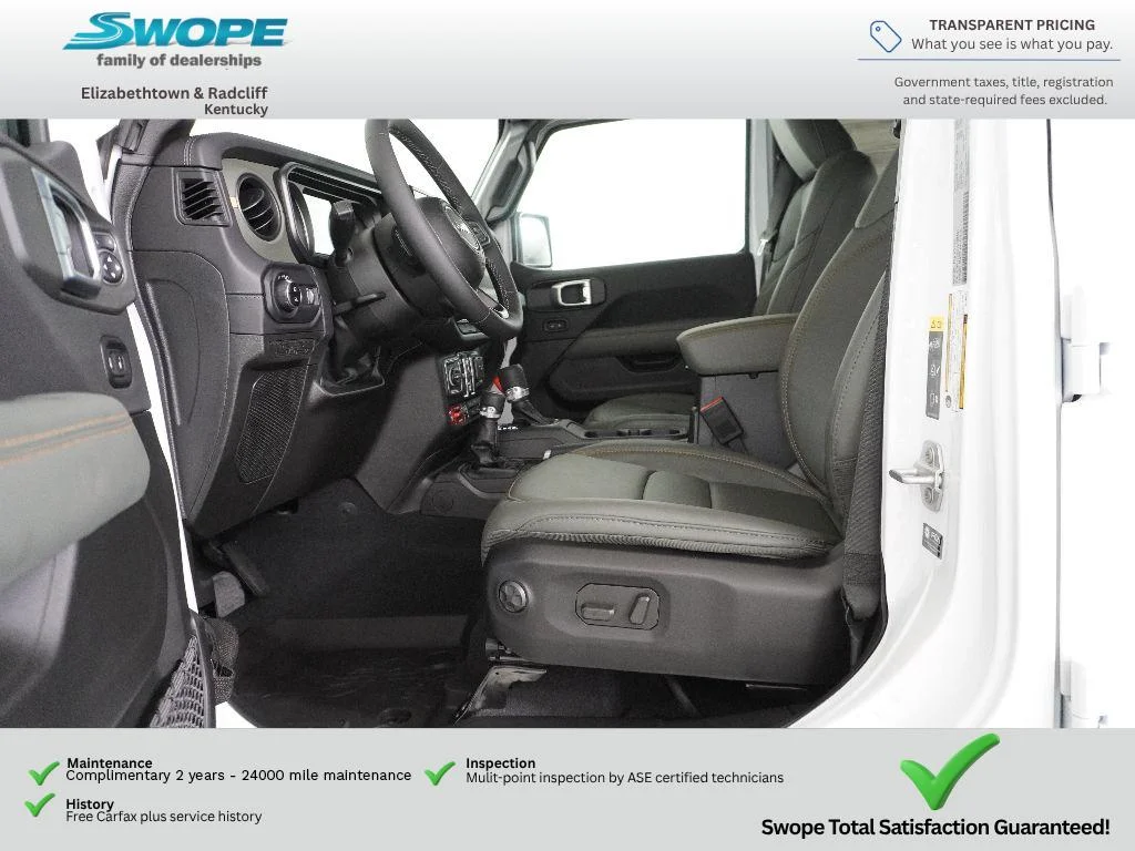 New 2026 Bright White Clear-Coat Exterior Paint Jeep Mojave image 12