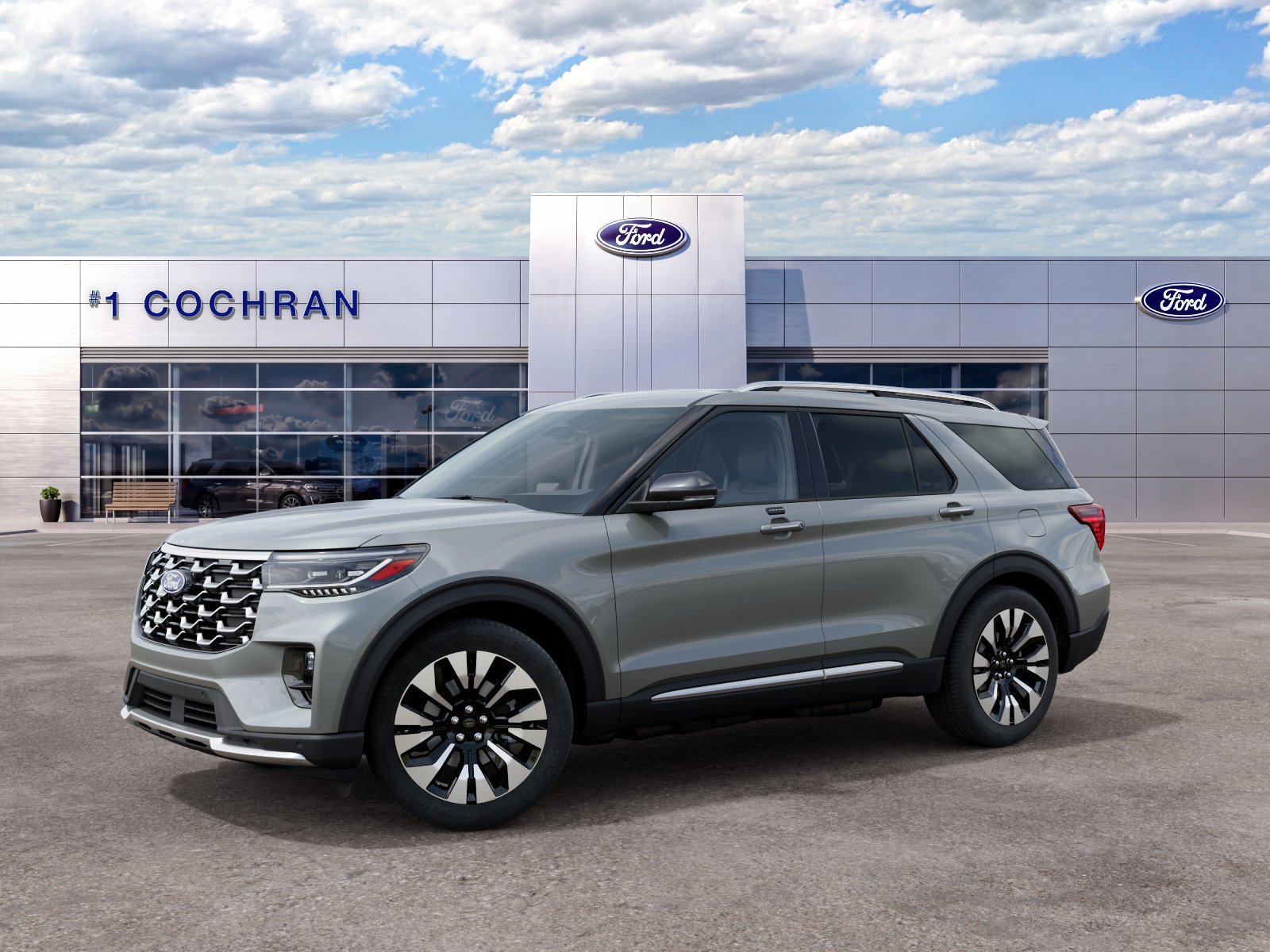 New 2027 Avalanche Gray Ford Platinum image 1