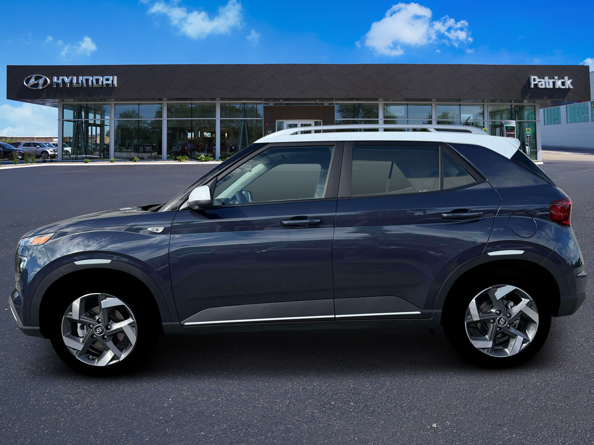 New 2026 Denim w/White Roof Hyundai SEL image 3