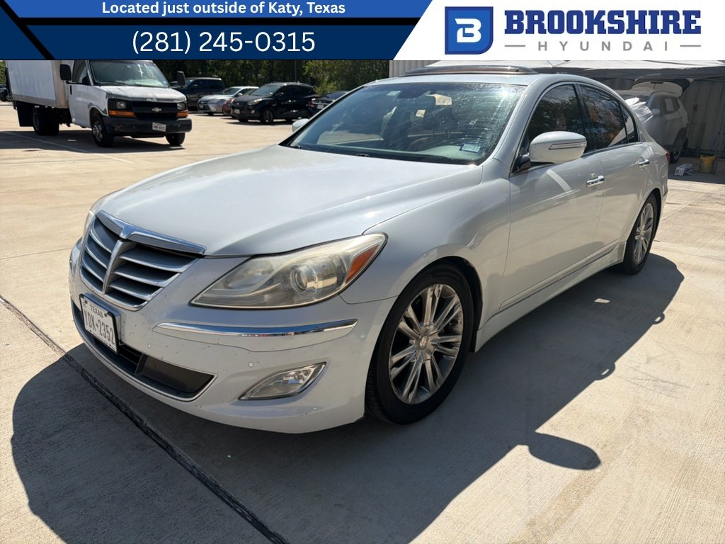 Used 2012 White Satin Pearl Hyundai 3.8L image 1