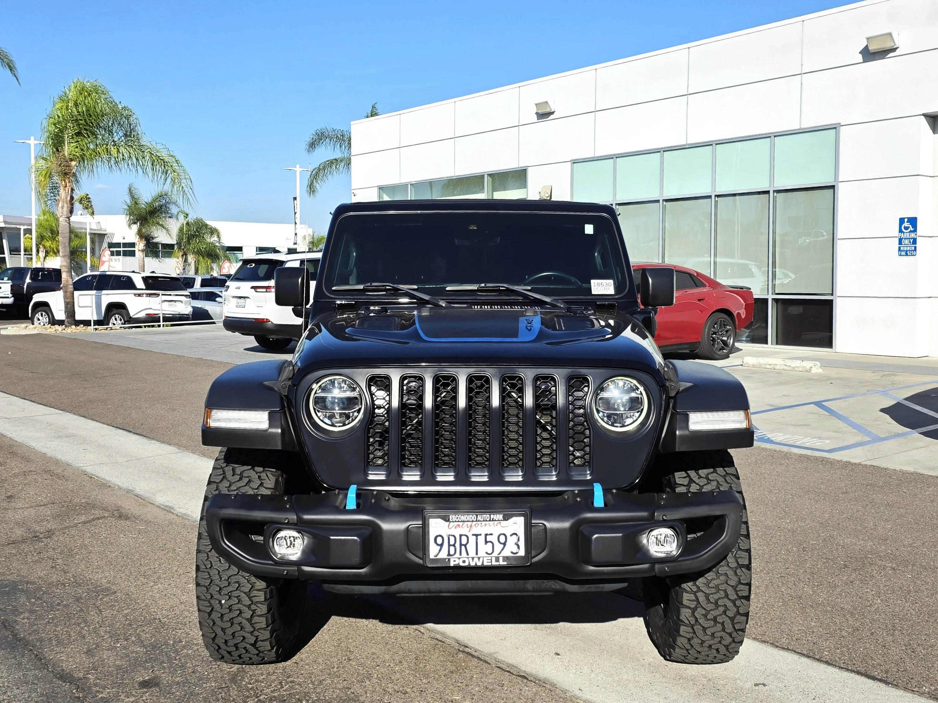 Certified Used 2022 Black Clearcoat Jeep Unlimited Rubicon 4xe image 7
