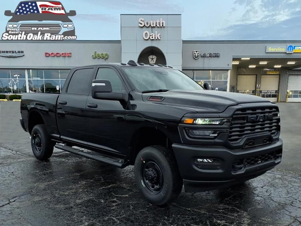 New 2026 Diamond Black Crystal Pearl-Coat Exterior Paint RAM Tradesman image 1
