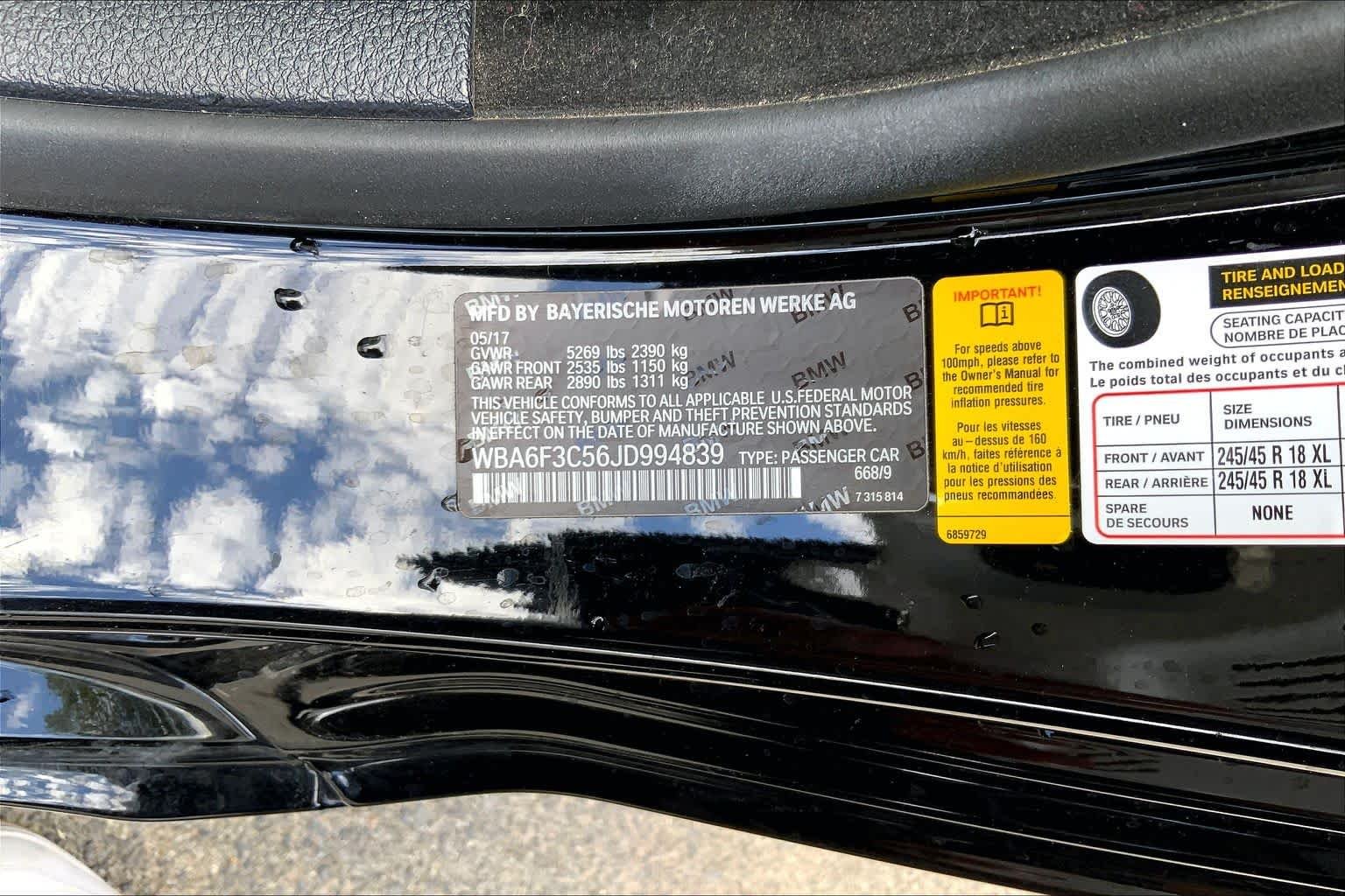 Used 2018 Black Sapphire Metallic BMW 640i xDrive image 33