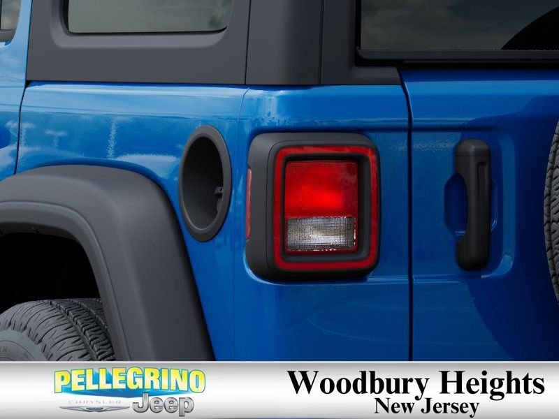 New 2025 Hydro Blue Pearl-Coat Exterior Paint Jeep 4-Door Sport S 4x4 image 9