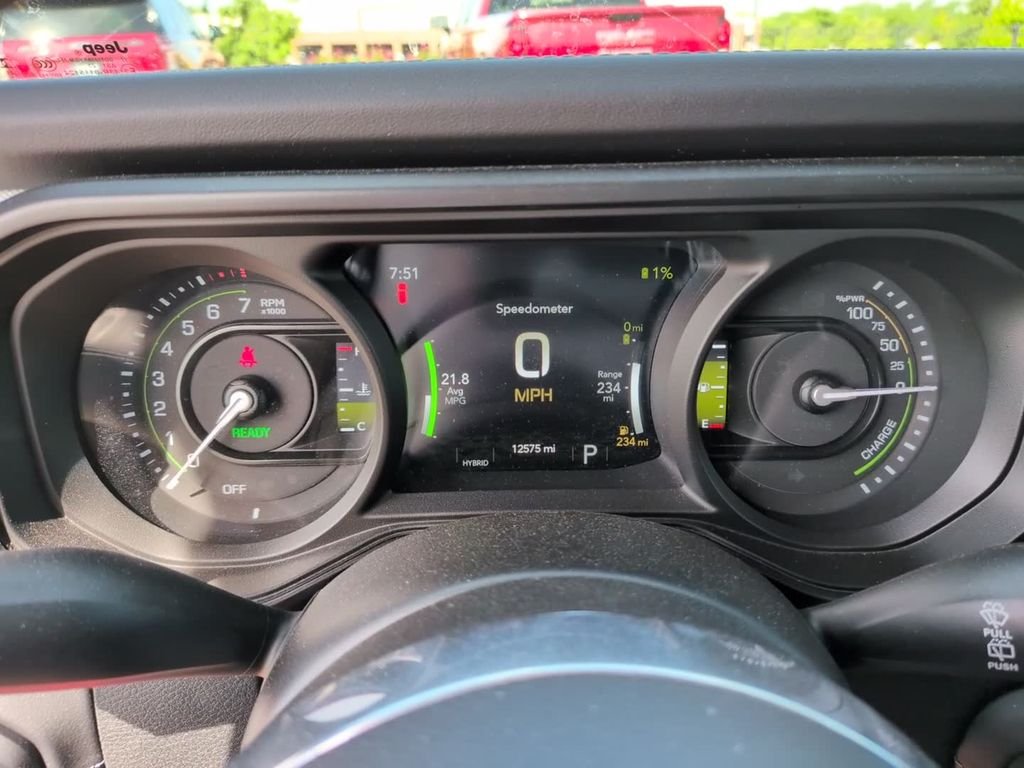 Used 2025 Red Jeep Sahara 4xe image 24