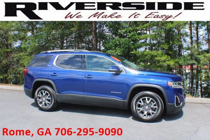 Certified Used 2023 Ultra Blue Metallic GMC SLE image 1