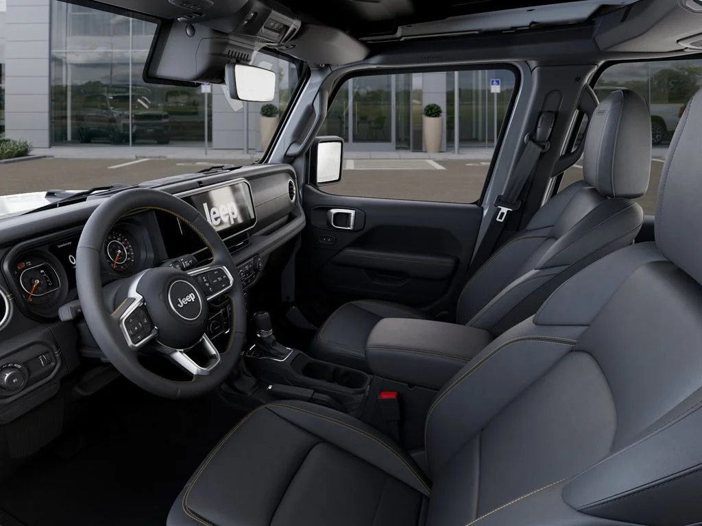 New 2026 Bright White Clear-Coat Exterior Paint Jeep Sahara image 23