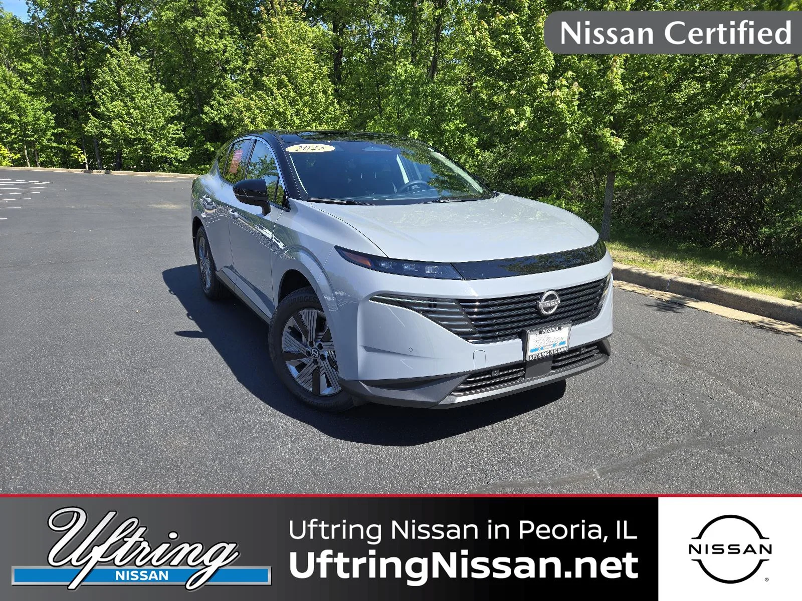 Certified Used 2025 Boulder Gray Pearl/Super Black Nissan SL image 1