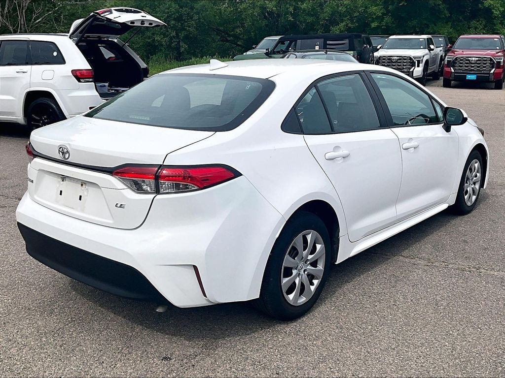Used 2023 White Toyota LE image 6
