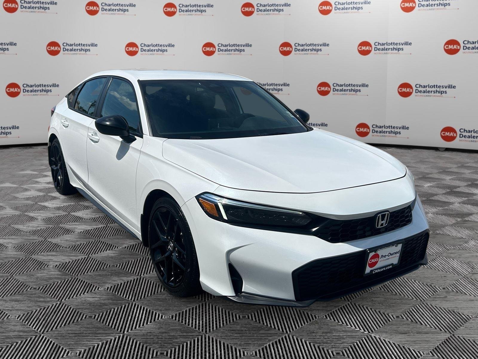 Used 2025 Platinum White Pearl Honda Sport image 7