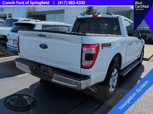 Certified Used 2022 Star White Ford Lariat image 7