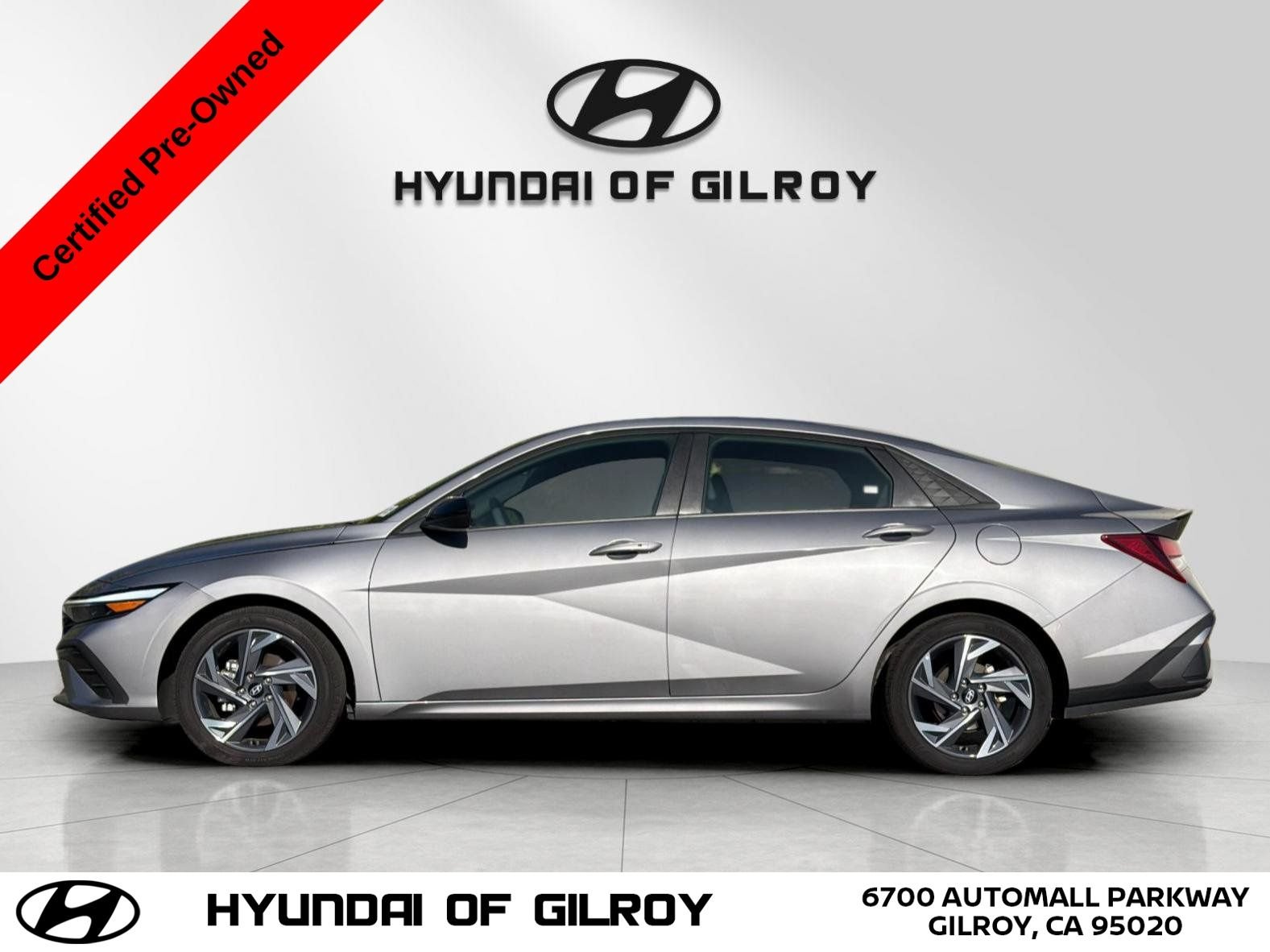 Certified Used 2025 Silver Hyundai SEL Sport image 2