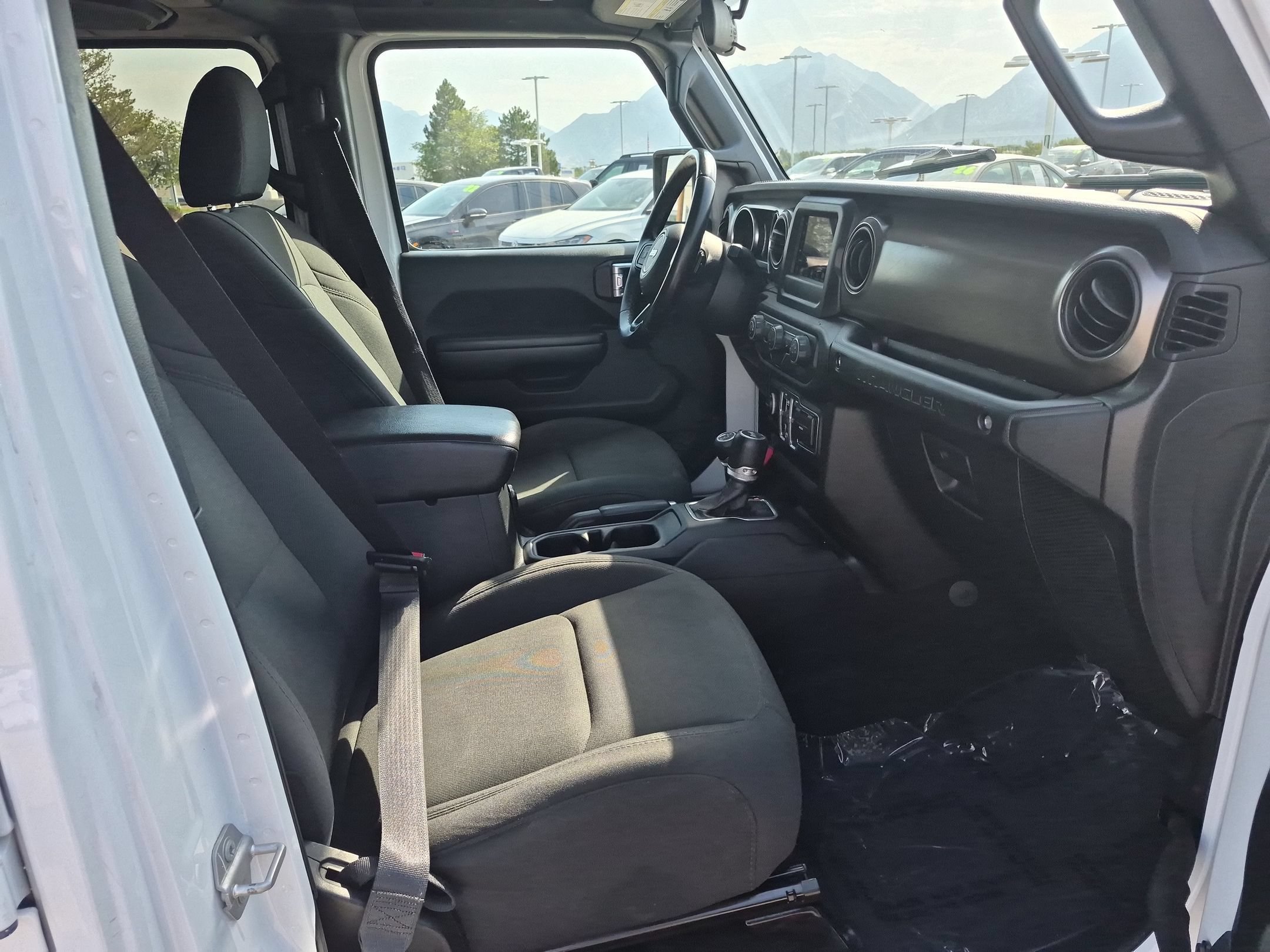 Used 2020 Bright White Clearcoat Jeep Sport S image 30