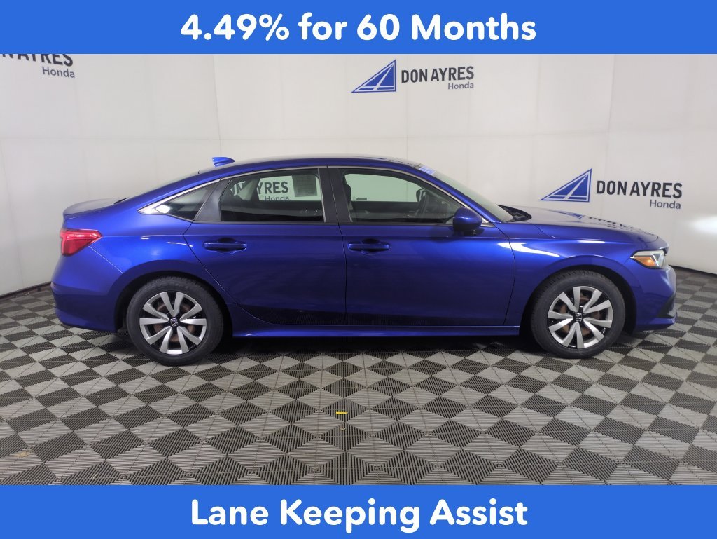 Certified Used 2022 Aegean Blue Metallic Honda LX image 8
