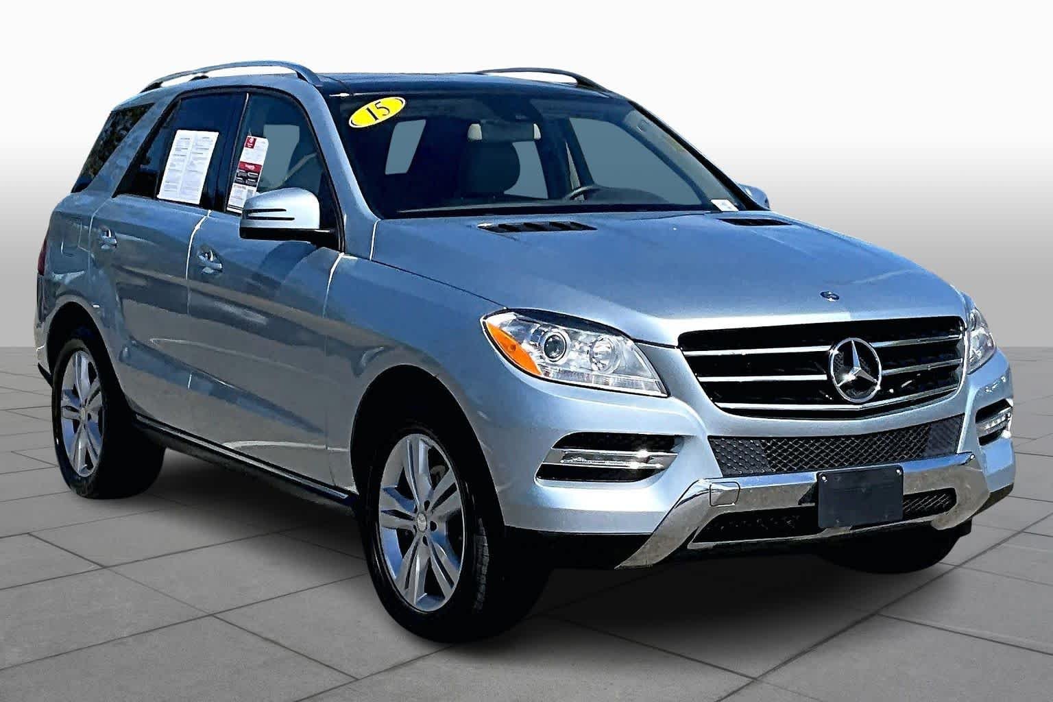 Used 2015 Mercedes-Benz M-Class ML350 with VIN 4JGDA5HBXFA524885 for sale in Folsom, CA