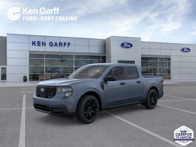 New 2026 Azure Gray Metallic Tri-Coat Ford XLT image 1