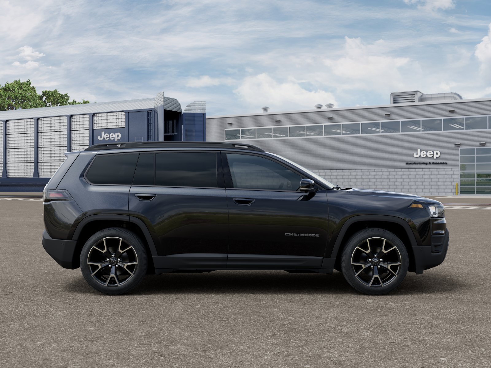 New 2026 Diamond Black Crystal Pearl-Coat Exterior Paint Jeep Overland image 12