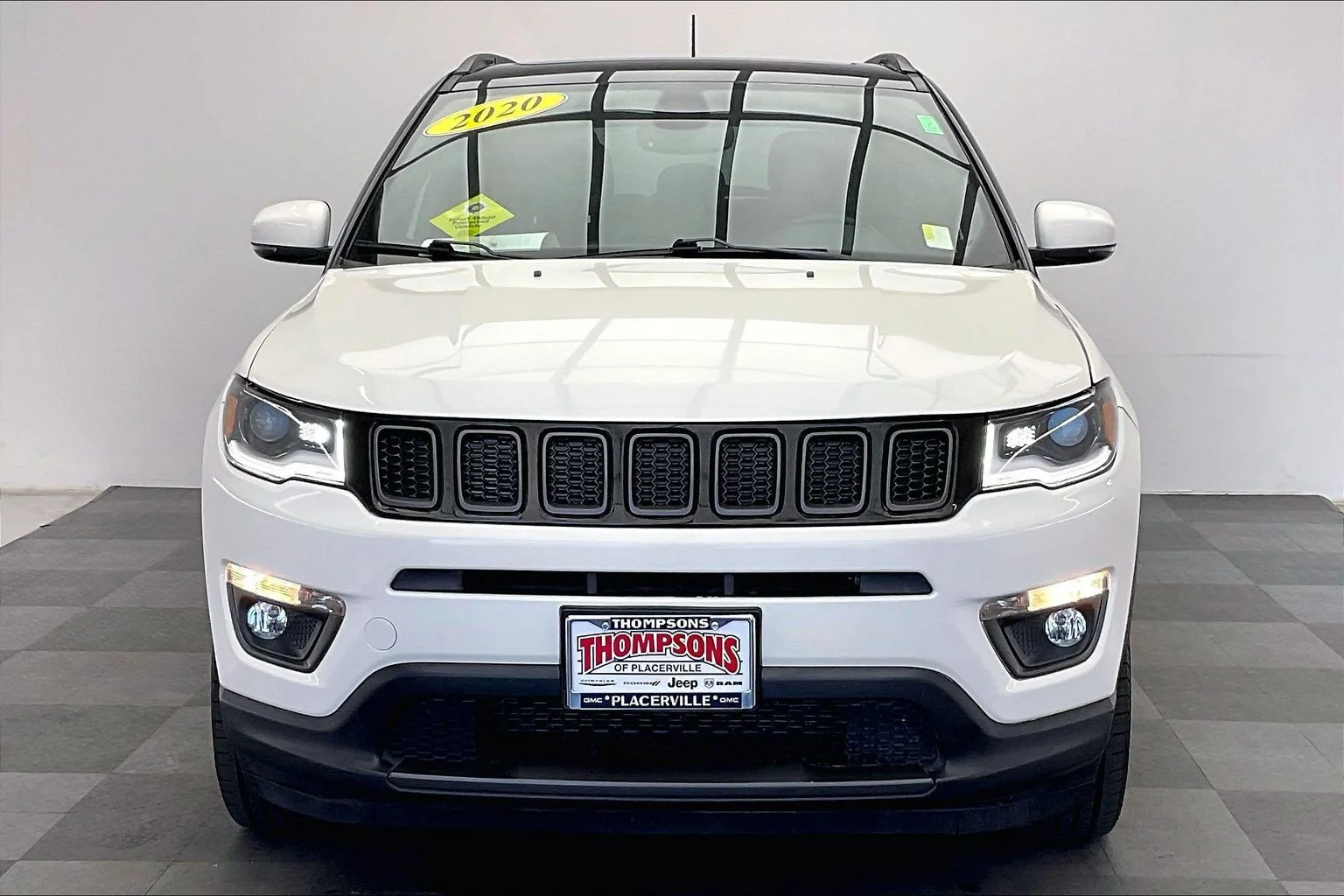 Used 2020 White Clearcoat Jeep High Altitude image 2