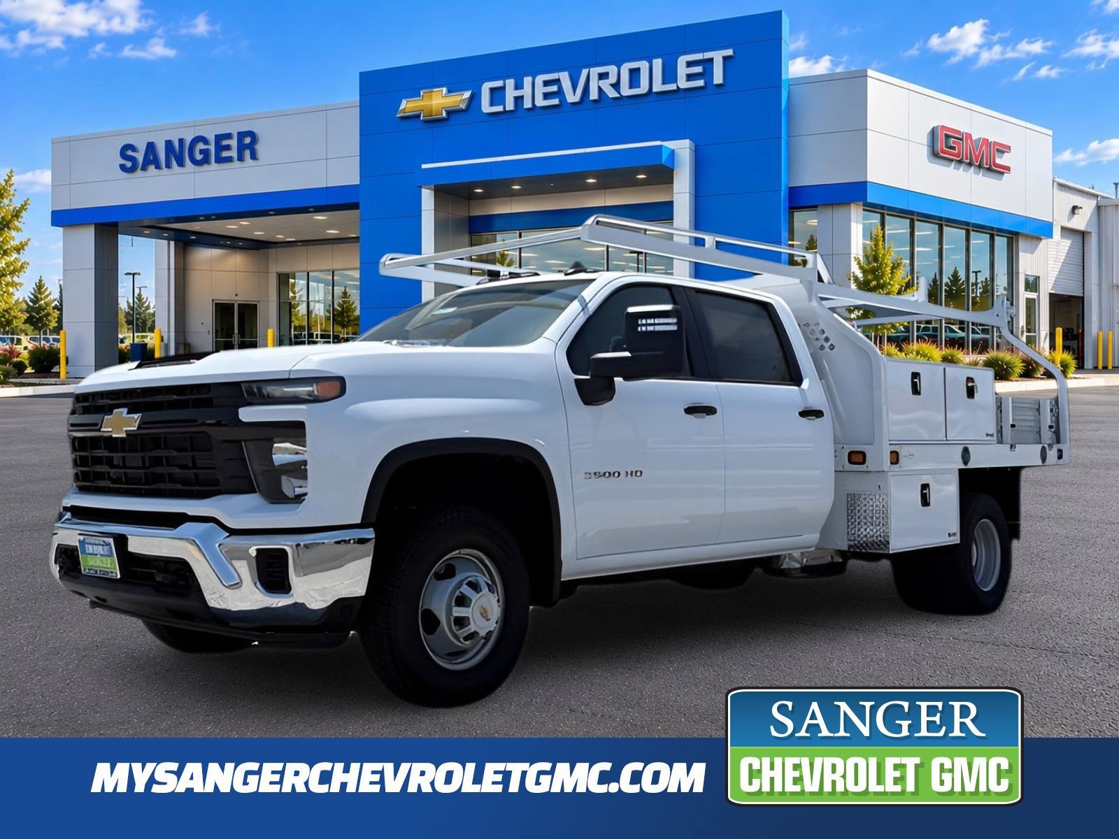 2026 Chevrolet Silverado 3500 HD Chassis Cab Work Truck Crew Cab for sale - Stock #26T713 - White - New at My True Fleet