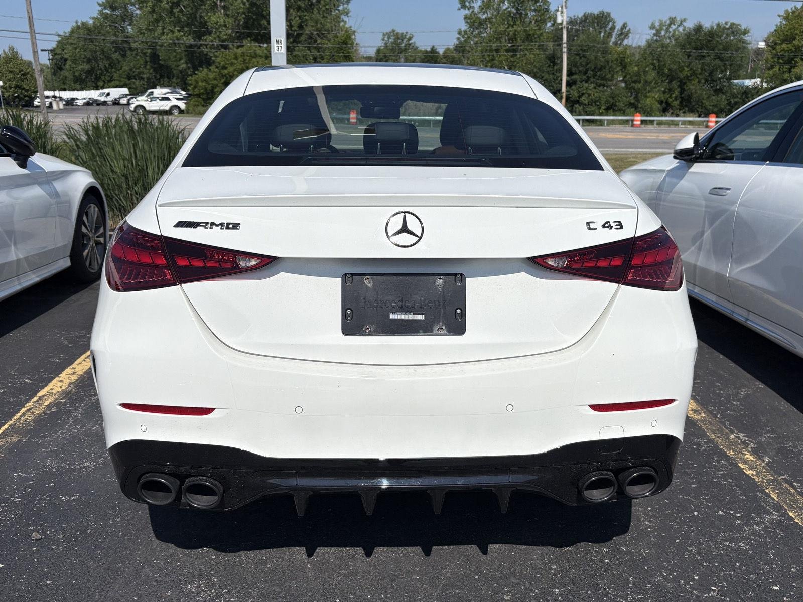 Certified Used 2024 Polar White Mercedes-Benz AMG® C 43 image 4