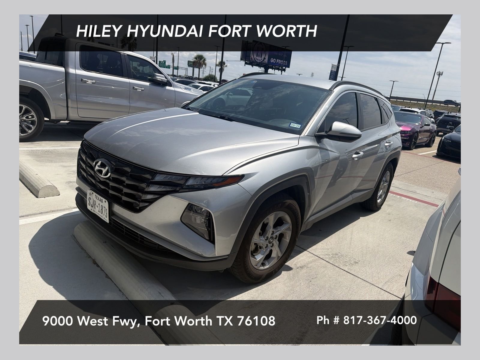 Used 2023 Shimmering Silver Hyundai SEL image 1