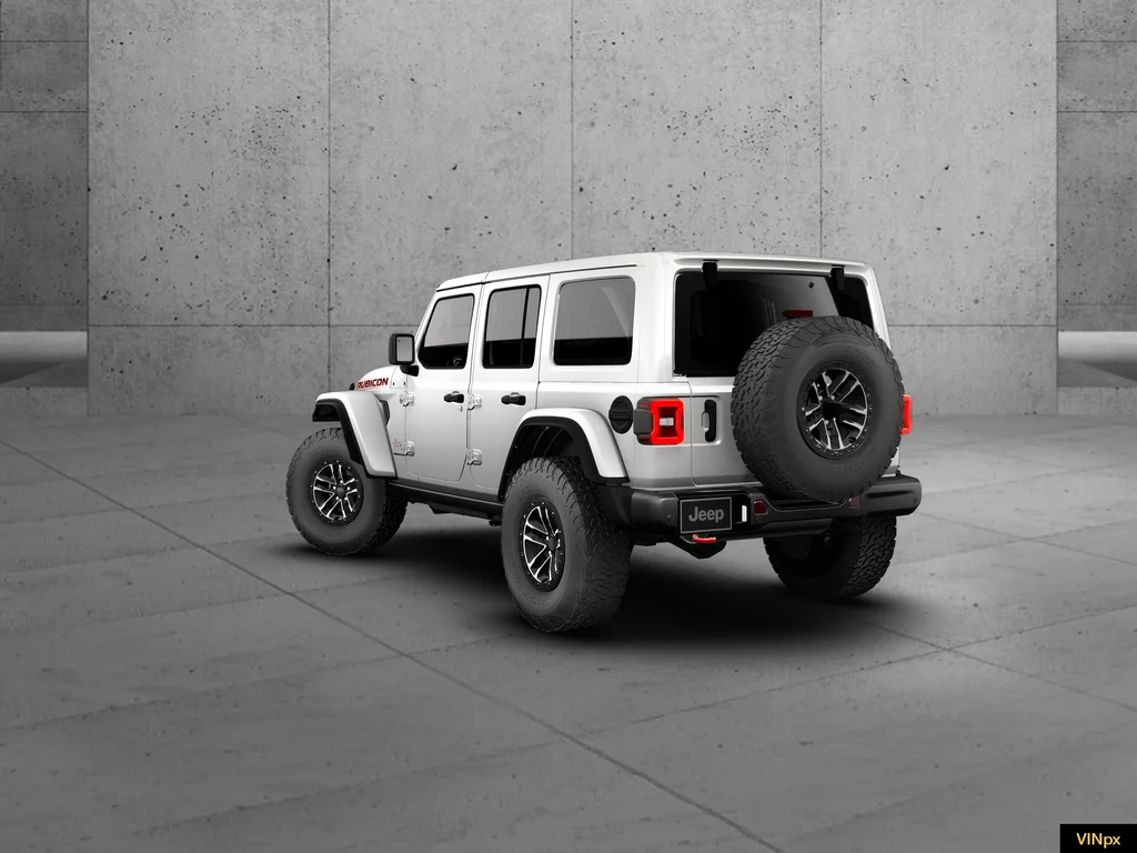 New 2026 Bright White Clear-Coat Exterior Paint Jeep Rubicon X image 4