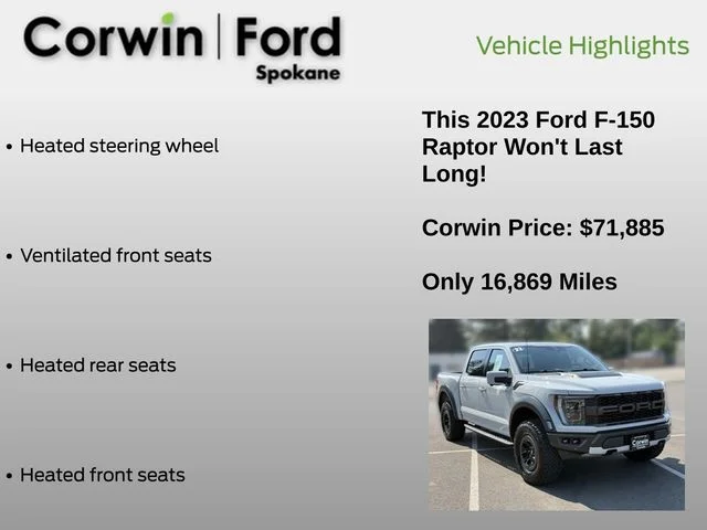 Used 2023 Avalanche Ford Raptor image 13