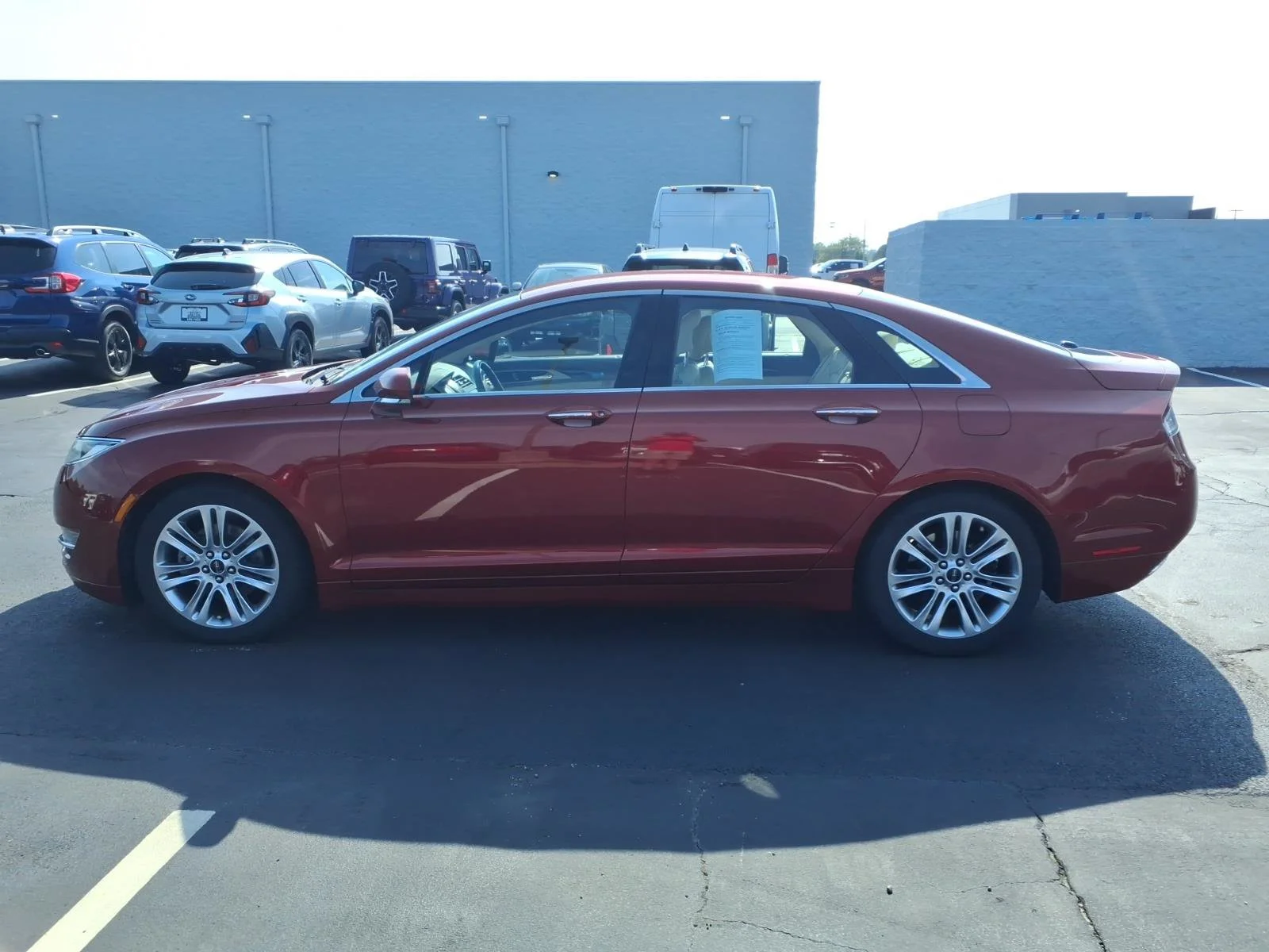 Used 2014 Ruby Red Metallic Lincoln Base image 4
