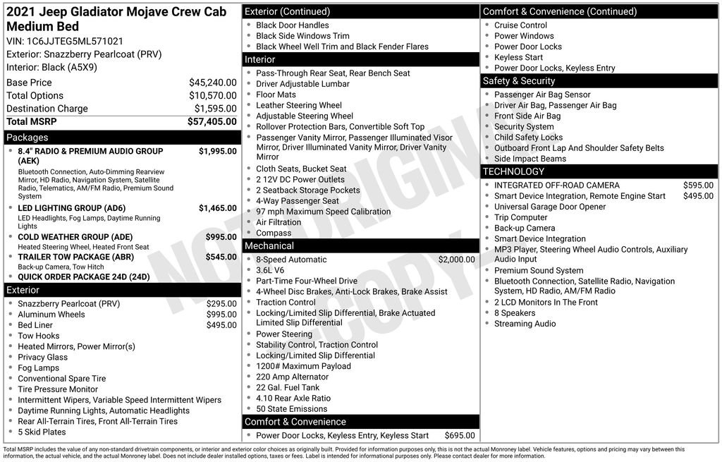 Used 2021 Red Jeep Mojave image 12