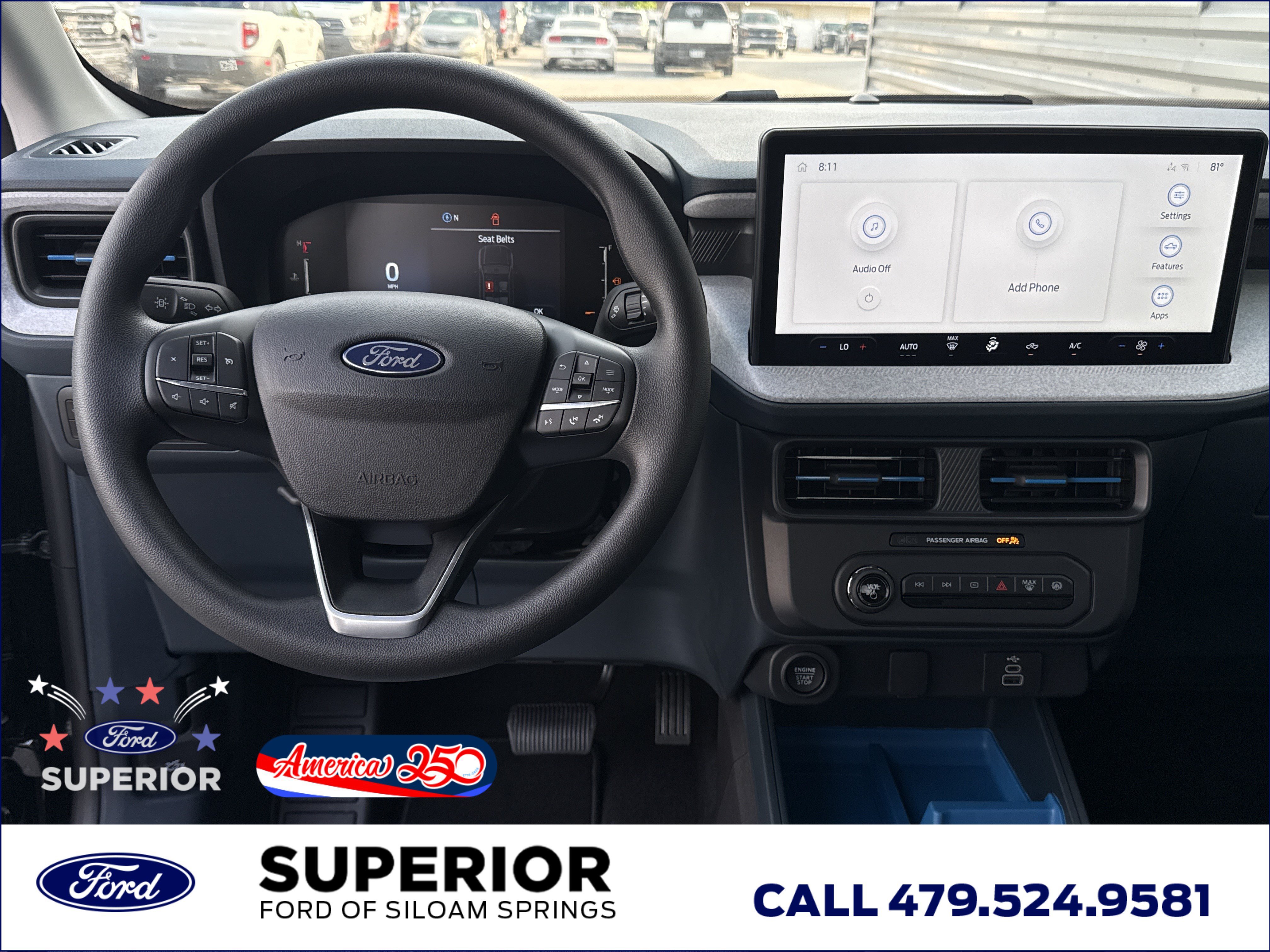 New 2026 Shadow Black Ford XLT image 8