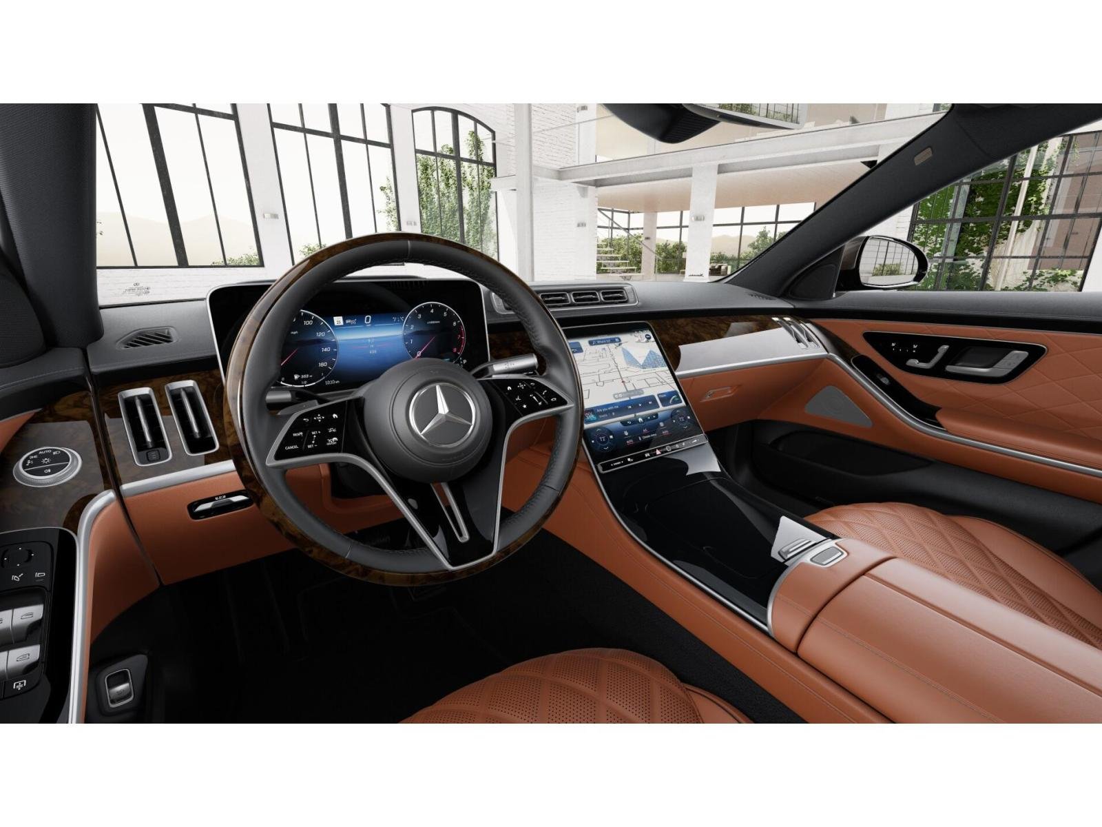 New 2026 Sonoran Brown Metallic Mercedes-Benz S 580 image 3