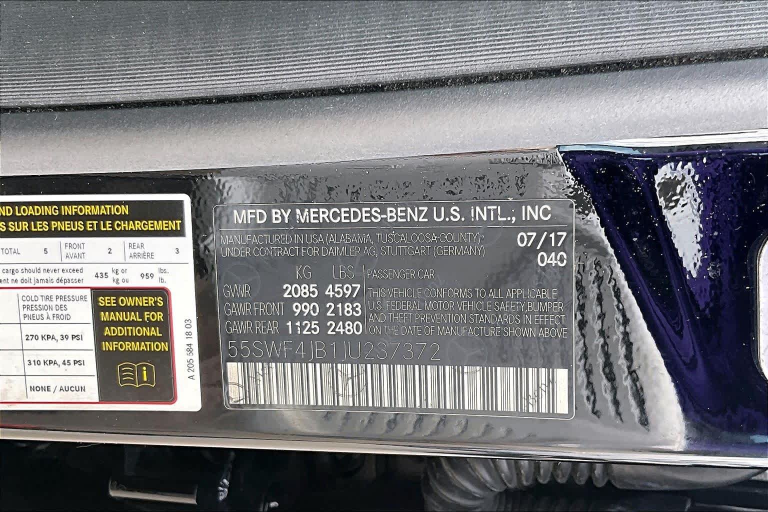 Used 2018 BLACK Mercedes-Benz C 300 image 34