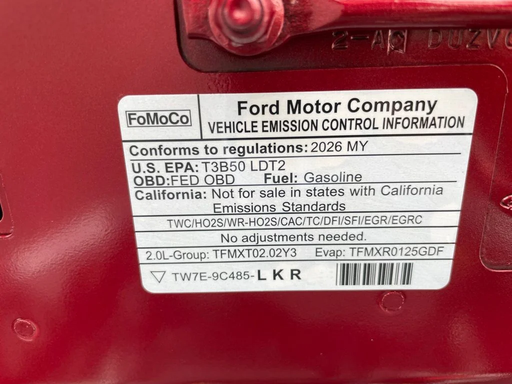 New 2026 Ruby Red Metallic Tinted Clearcoat Ford XLT image 42