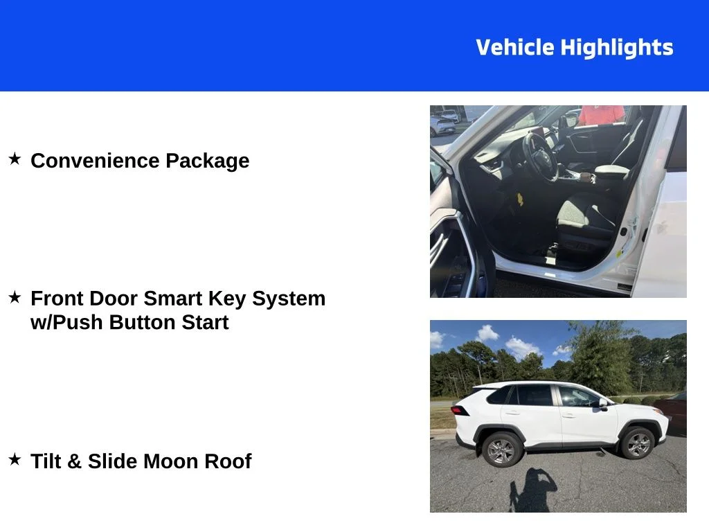 Used 2024 White Toyota XLE image 4