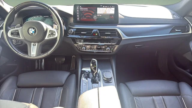 Used 2023 Black Sapphire Metallic BMW M550i xDrive image 7